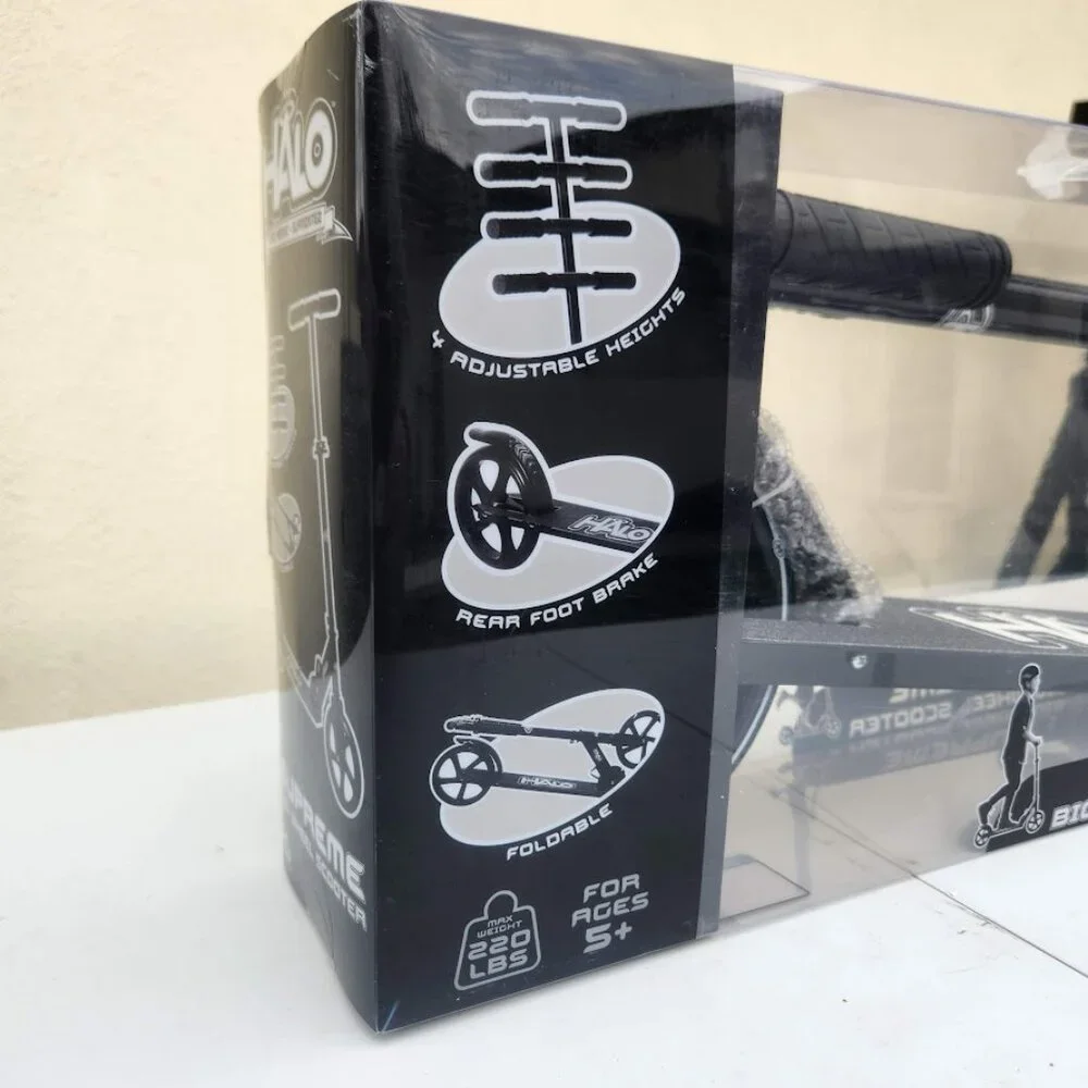 Brand New Halo Rise Above Scooter Supreme Big Wheel Scooter Makes a great Christ